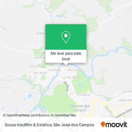 Souza Insulfilm & Estética mapa