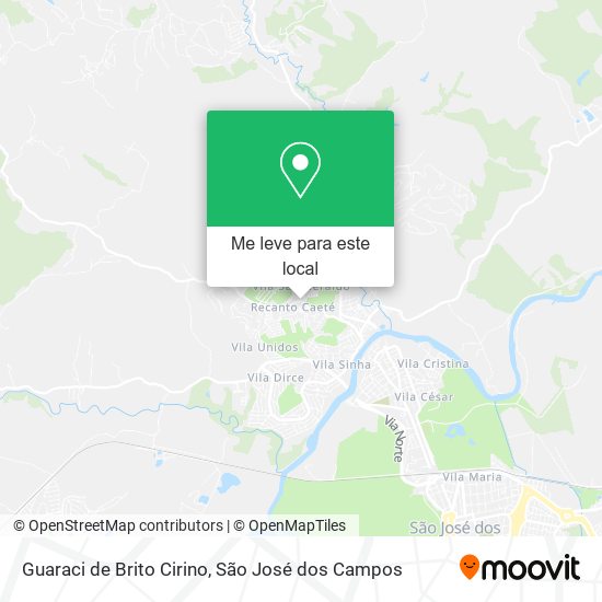 Guaraci de Brito Cirino mapa