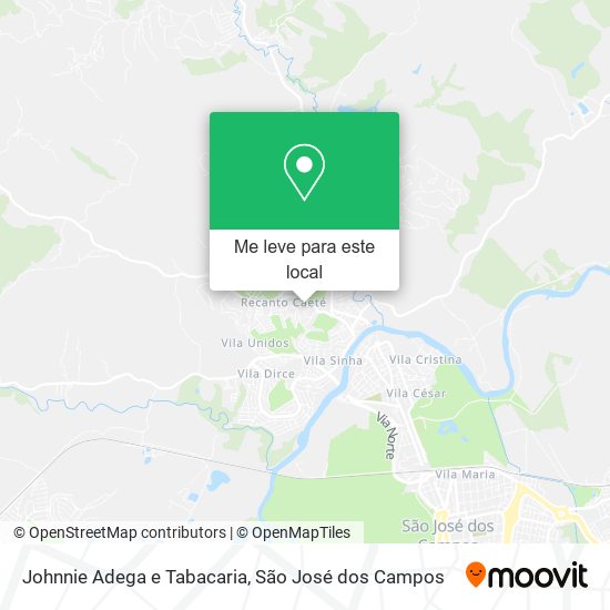 Johnnie Adega e Tabacaria mapa
