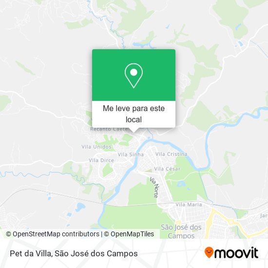 Pet da Villa mapa