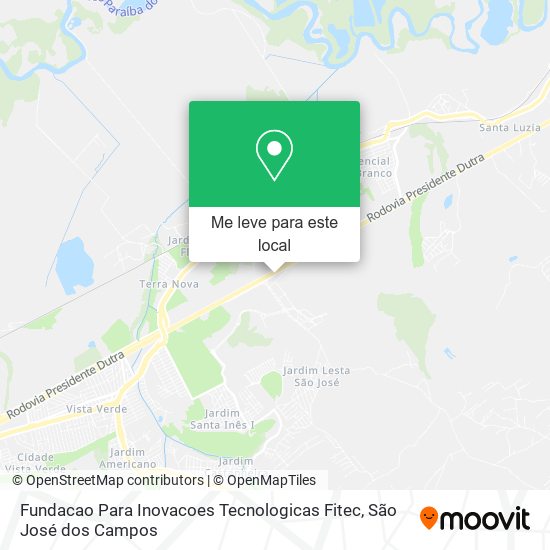Fundacao Para Inovacoes Tecnologicas Fitec mapa