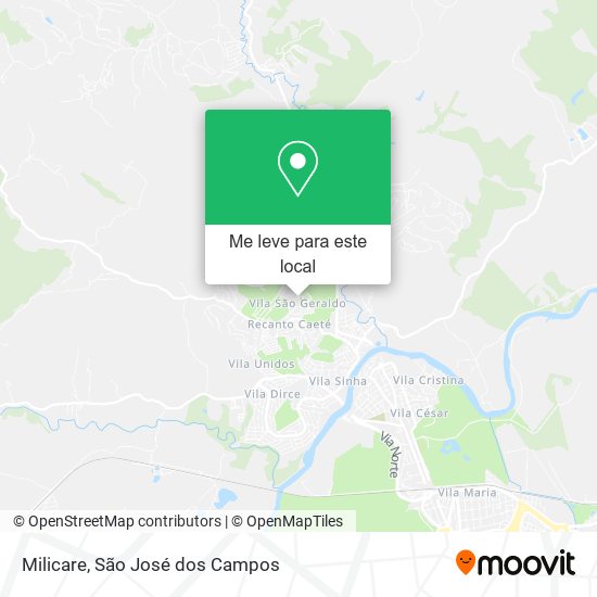 Milicare mapa