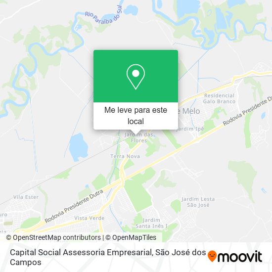 Capital Social Assessoria Empresarial mapa