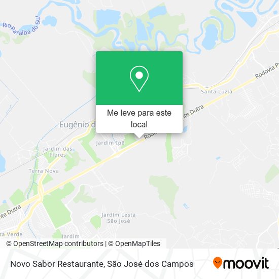 Novo Sabor Restaurante mapa