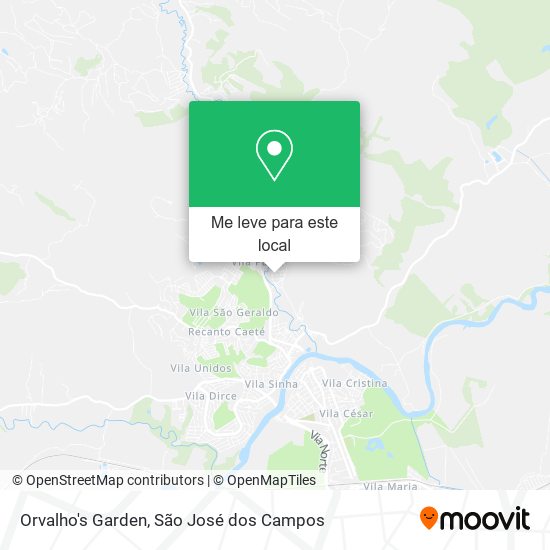 Orvalho's Garden mapa