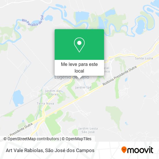 Art Vale Rabiolas mapa
