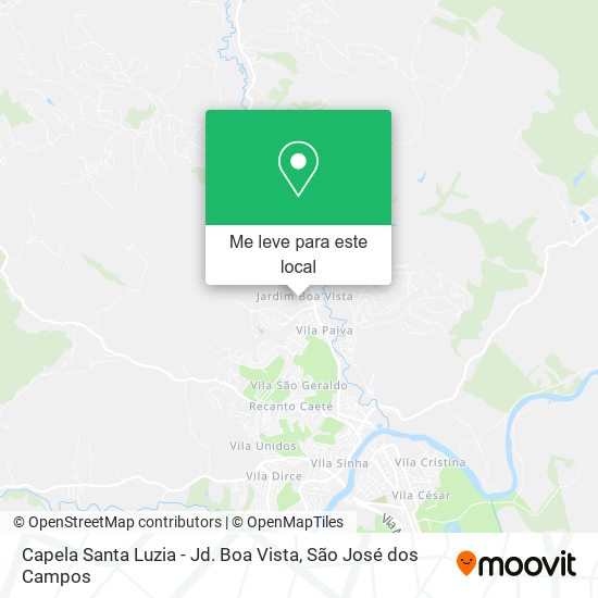 Capela Santa Luzia - Jd. Boa Vista mapa