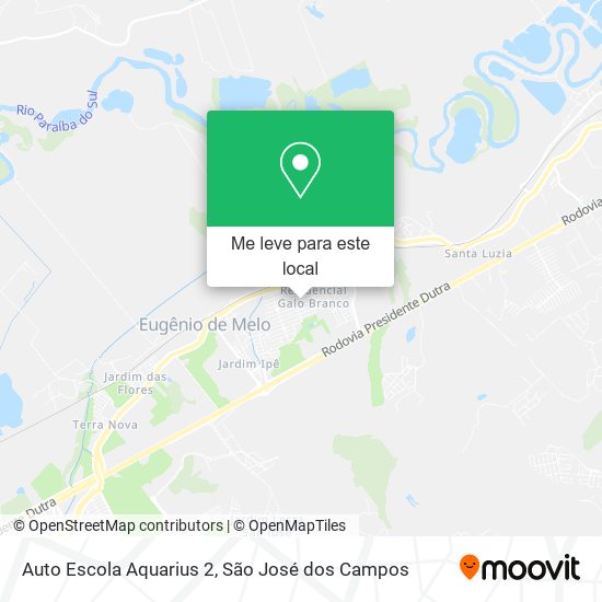 Auto Escola Aquarius 2 mapa