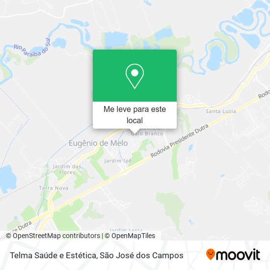 Telma Saúde e Estética mapa