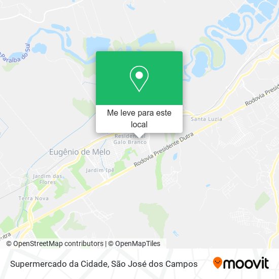 Supermercado da Cidade mapa