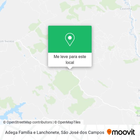 Adega Família e Lanchonete mapa