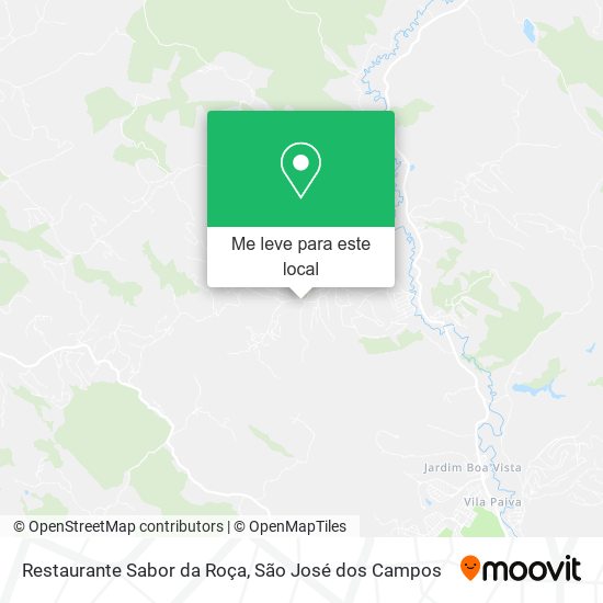 Restaurante Sabor da Roça mapa