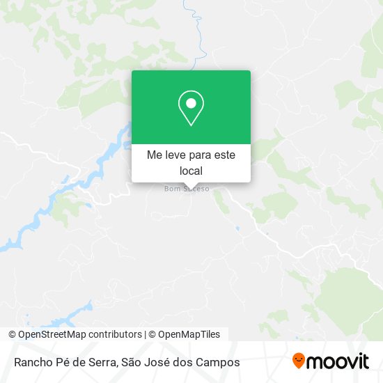 Rancho Pé de Serra mapa