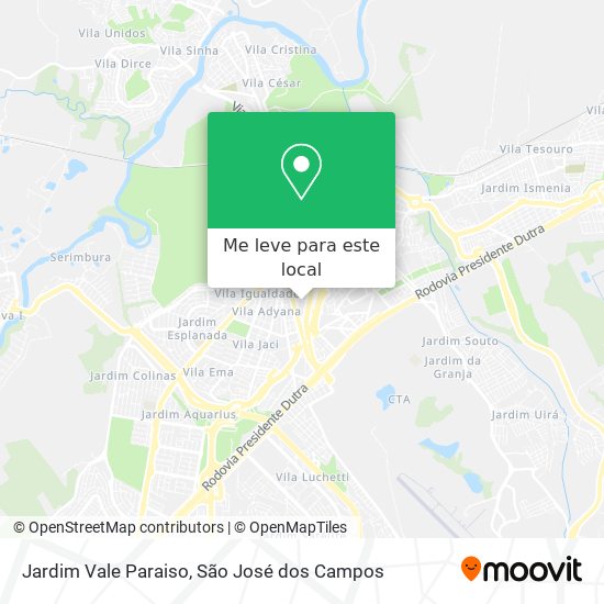 Jardim Vale Paraiso mapa