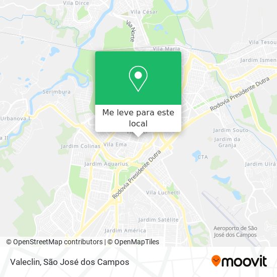 Valeclin mapa