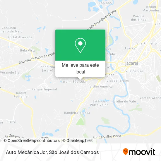 Auto Mecânica Jcr mapa