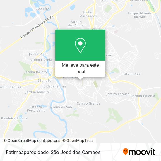 Fatimaaparecidade mapa