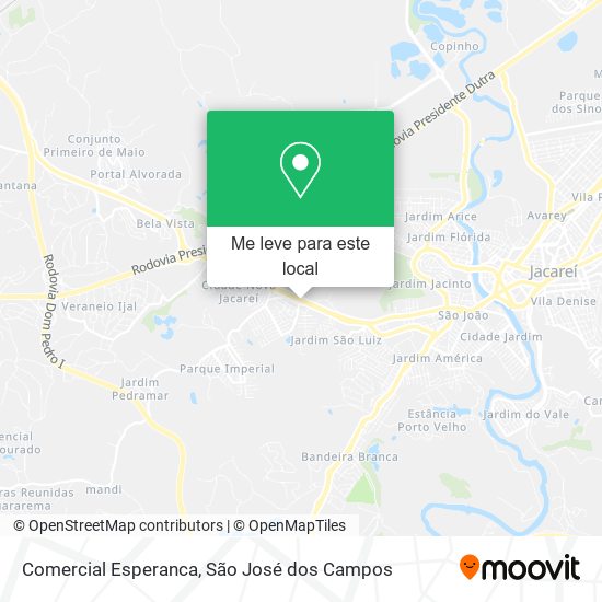 Comercial Esperanca mapa