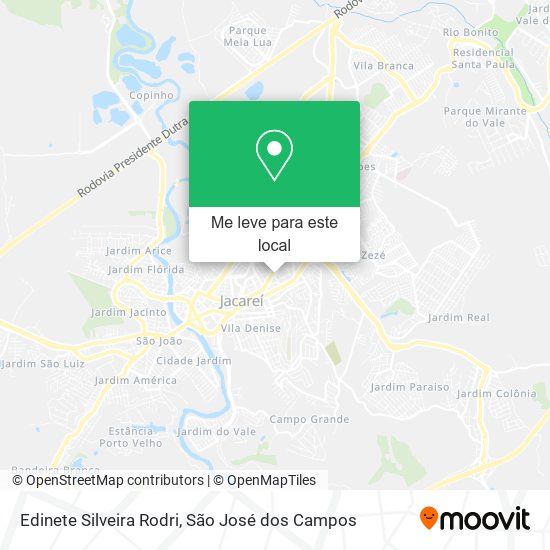Edinete Silveira Rodri mapa