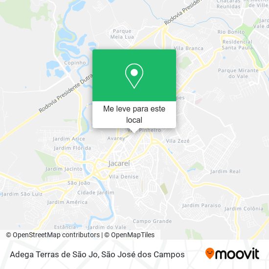 Adega Terras de São Jo mapa
