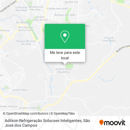 Adilson Refrigeração Solucoes Inteligentes mapa