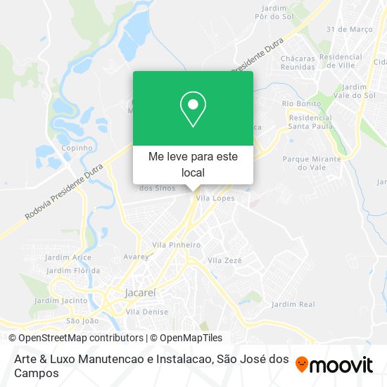 Arte & Luxo Manutencao e Instalacao mapa