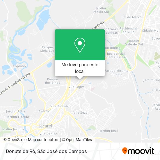 Donuts da Rô mapa