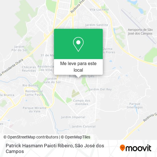 Patrick Hasmann Paioti Ribeiro mapa