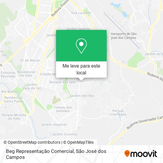 Beg Representação Comercial mapa