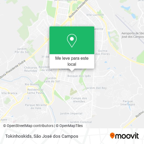 Tokinhoskids mapa