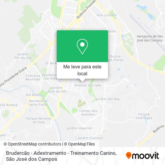 Brudercão - Adestramento - Treinamento Canino mapa