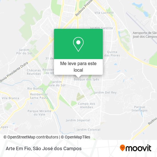 Arte Em Fio mapa
