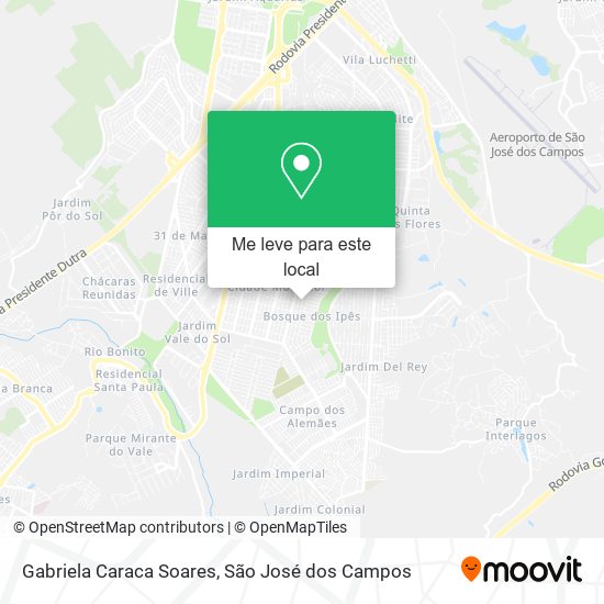 Gabriela Caraca Soares mapa