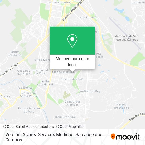 Versiani Alvarez Servicos Medicos mapa