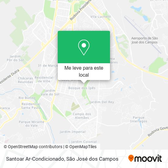 Santoar Ar-Condicionado mapa