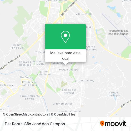 Pet Roots mapa