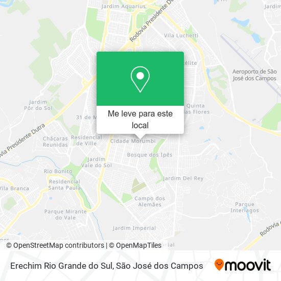 Erechim Rio Grande do Sul mapa