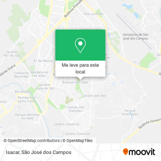 Isacar mapa