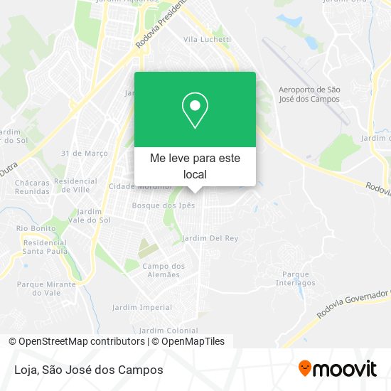 Loja mapa