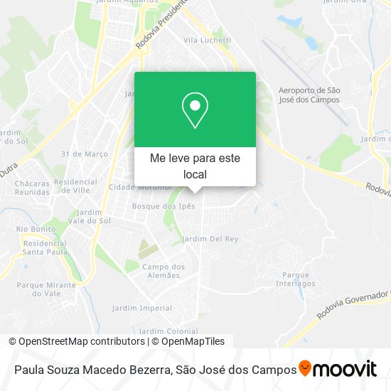 Paula Souza Macedo Bezerra mapa