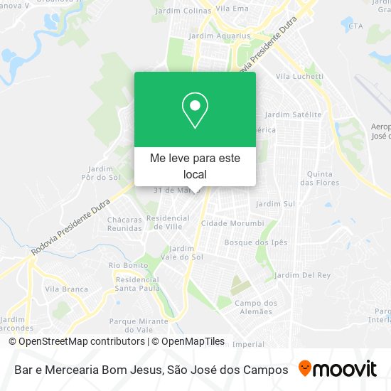 Bar e Mercearia Bom Jesus mapa