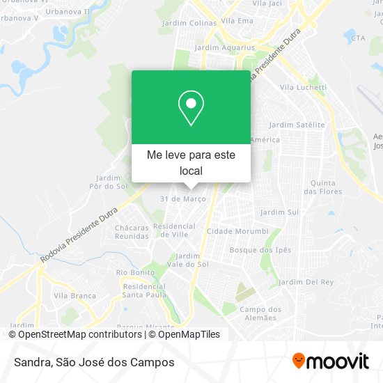 Sandra mapa