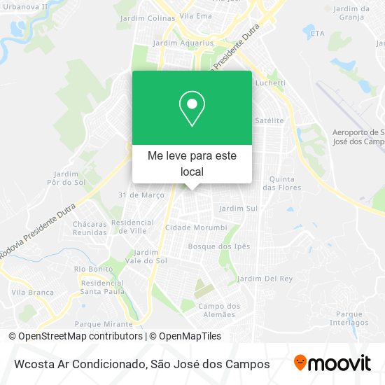 Wcosta Ar Condicionado mapa