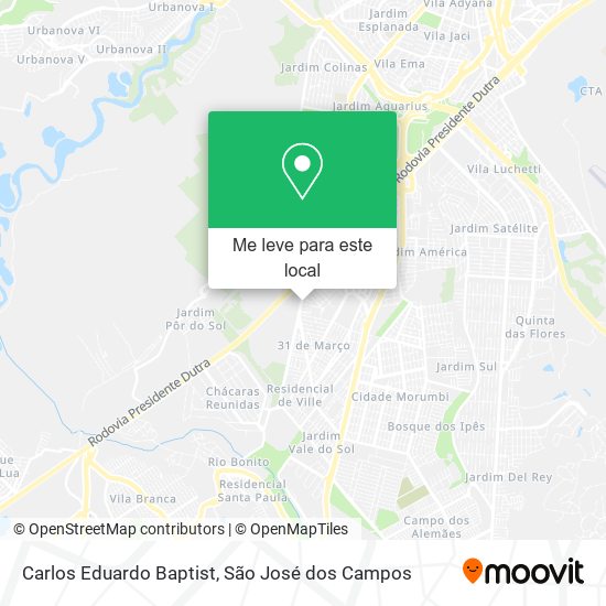 Carlos Eduardo Baptist mapa