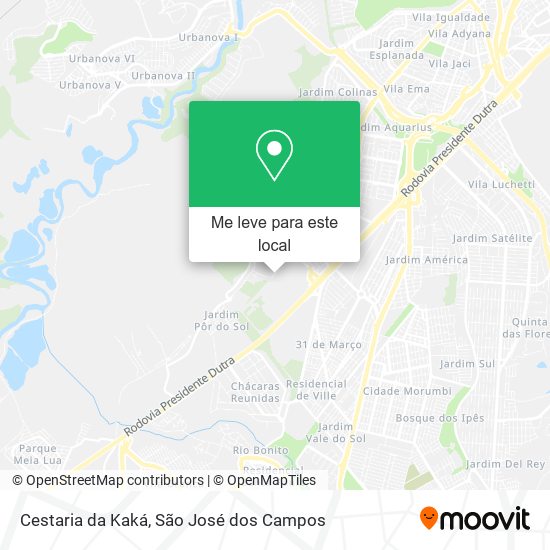 Cestaria da Kaká mapa