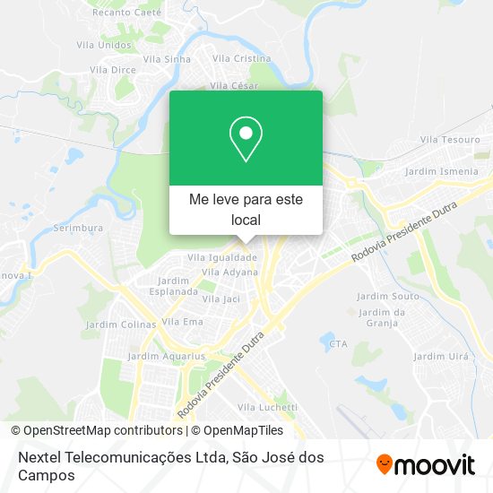 Nextel Telecomunicações Ltda mapa