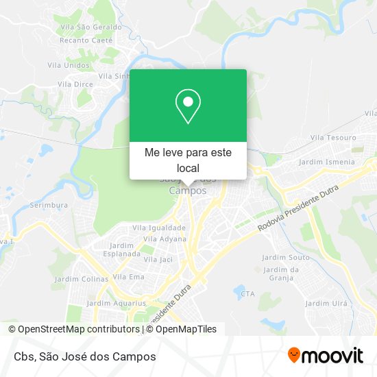 Cbs mapa