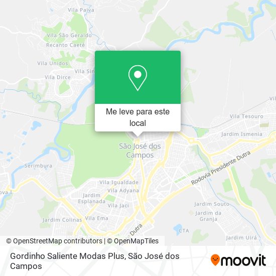 Gordinho Saliente Modas Plus mapa