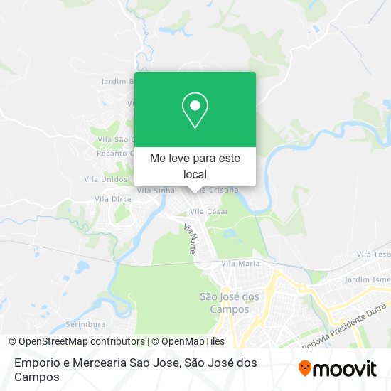 Emporio e Mercearia Sao Jose mapa