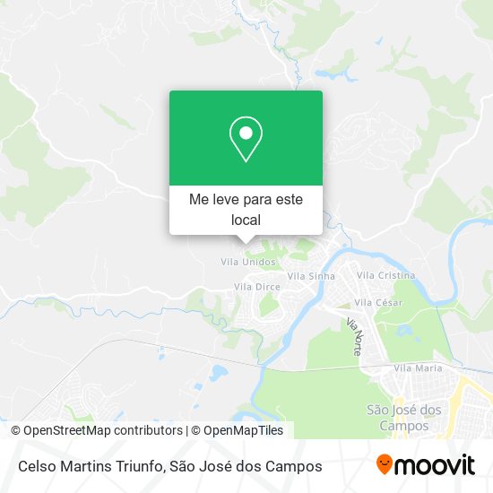 Celso Martins Triunfo mapa